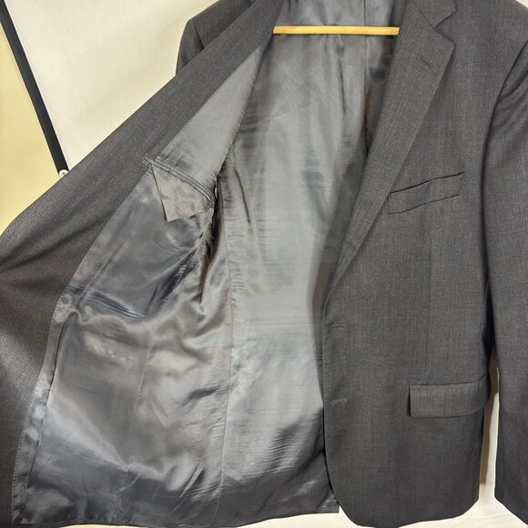 Brooks Brothers 1818 Fitzgerald Blazer 42XL Charcoal Wool USA Made - Picture 8 of 10